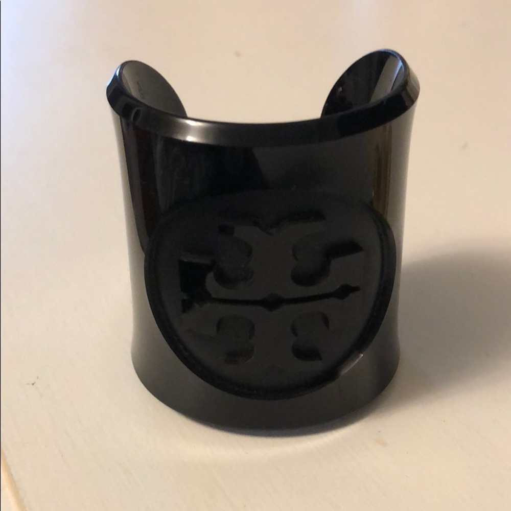 Tory Burch Black Resin Cuff